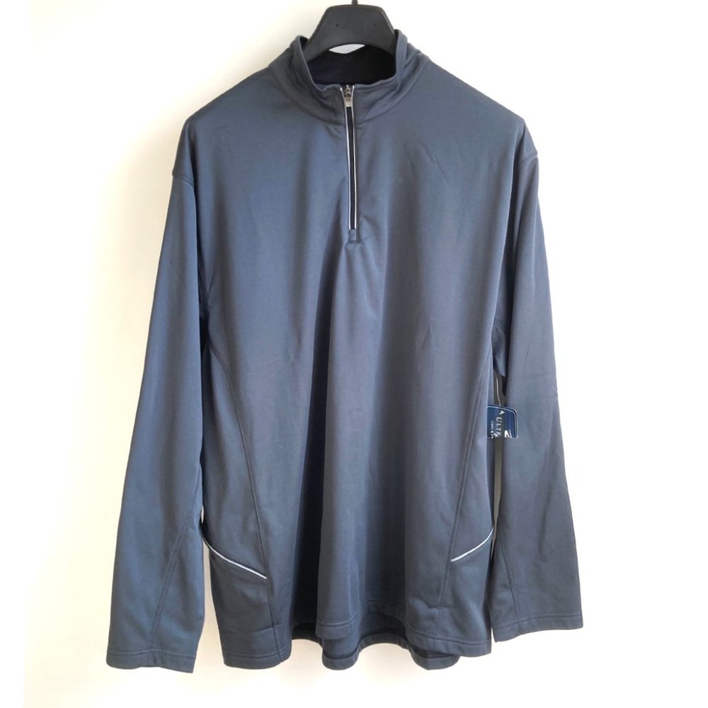 Ultra Club Cool & Dry Performance Quarter Zip Pullover NWT - Picture 2 of 11